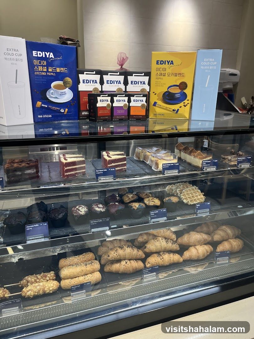 Coffee and Pastries Display