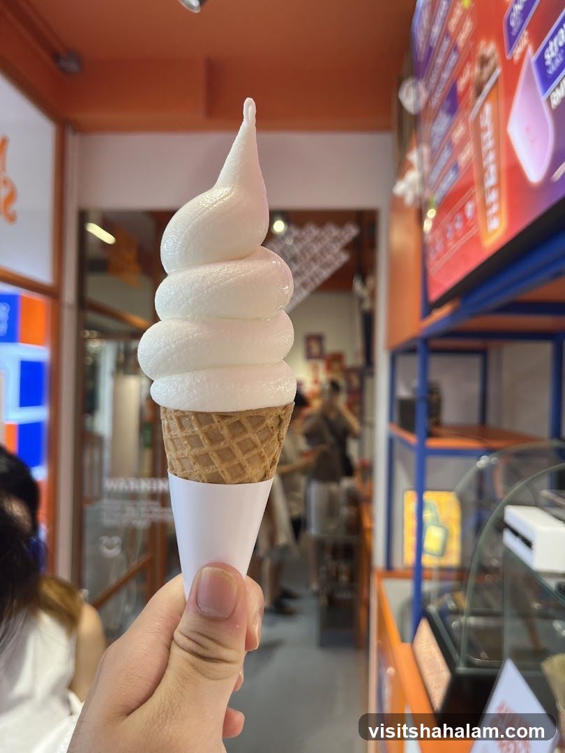 Soft Serve Ice Cream Cone