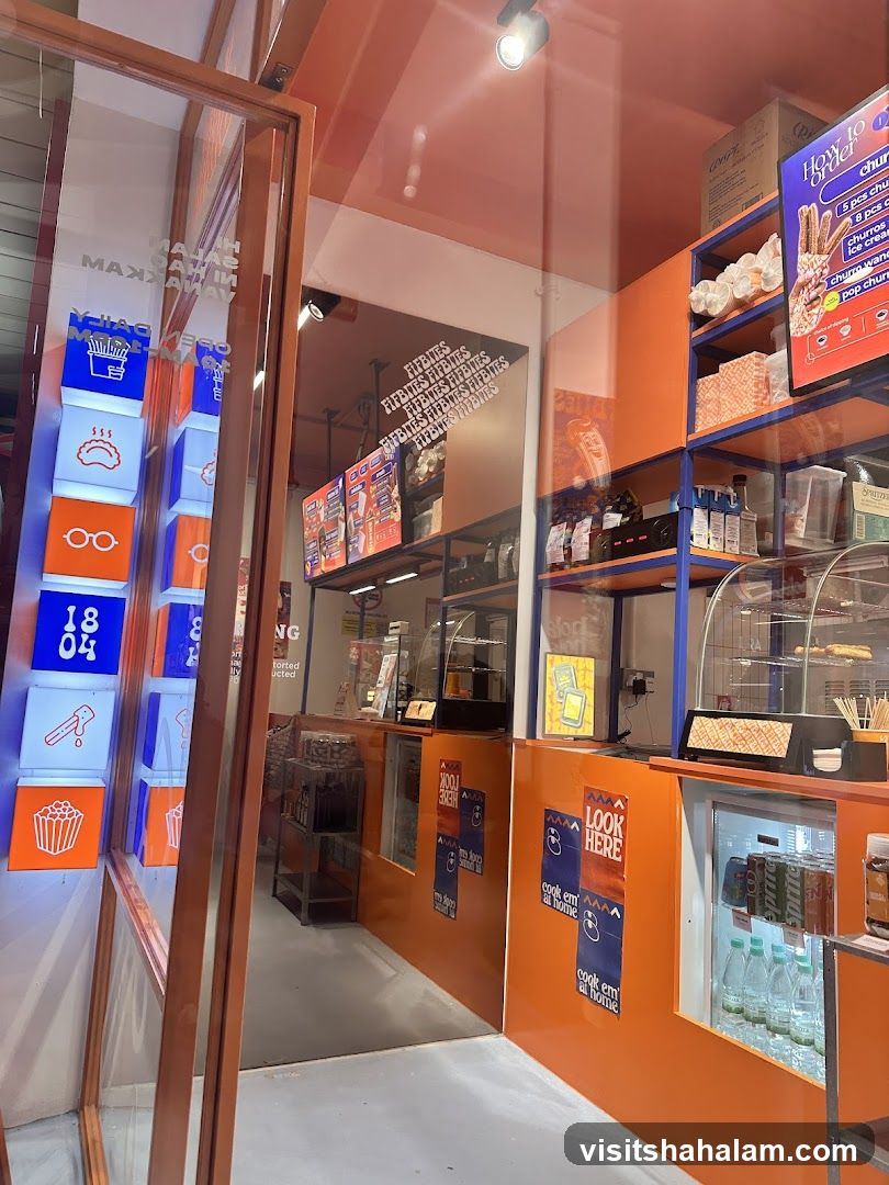 Churro Shop Interior