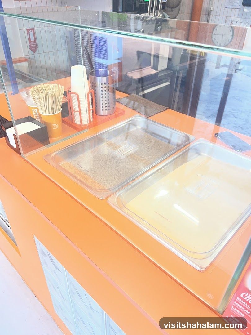Dessert Toppings Display