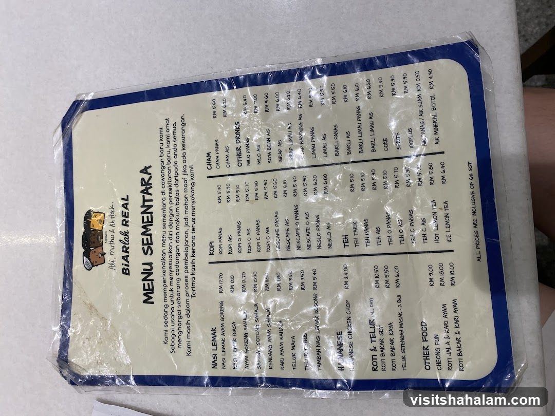 MENU SEMENTARA