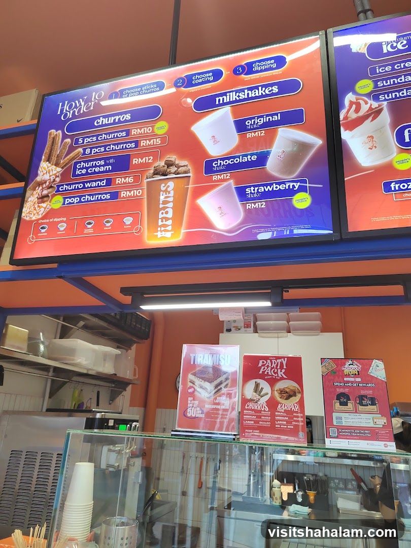 Menu board and promotional posters