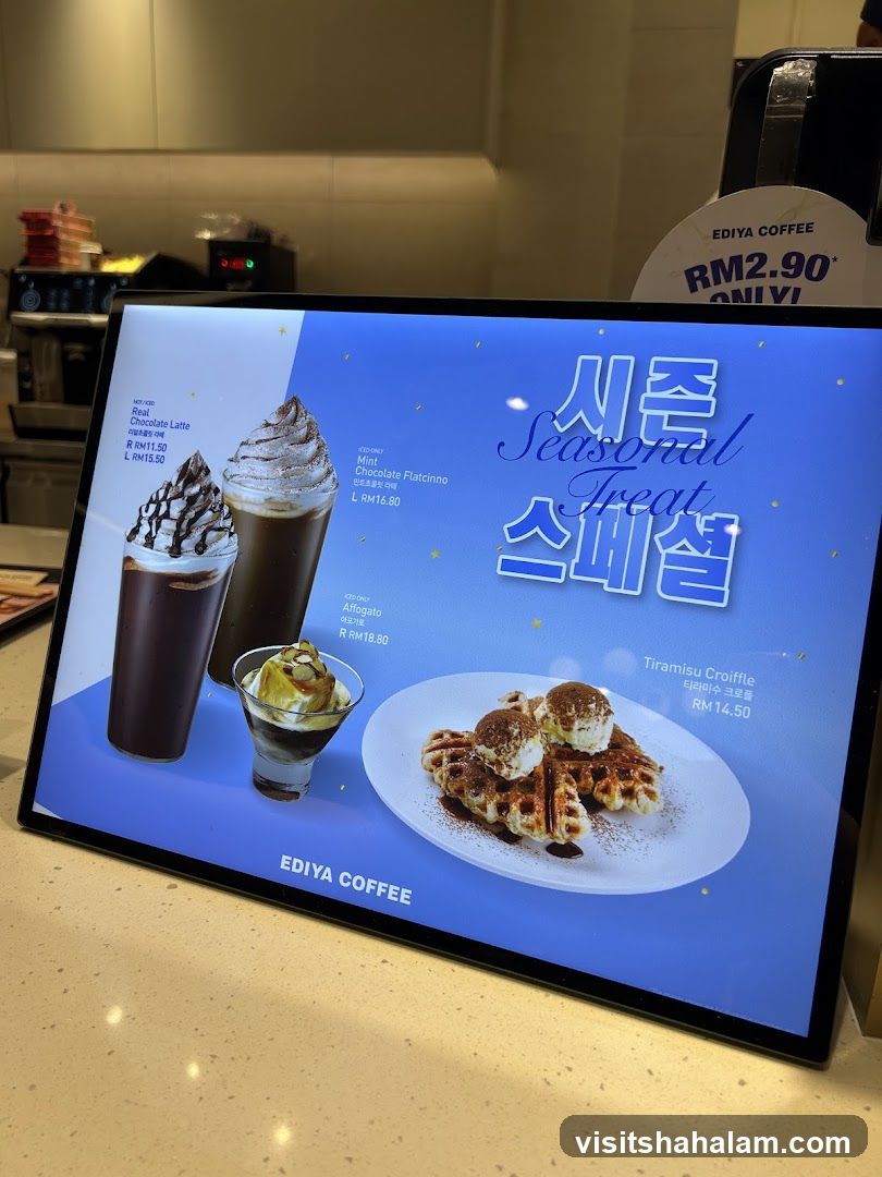 EDIYA COFFEE Seasonal Treat