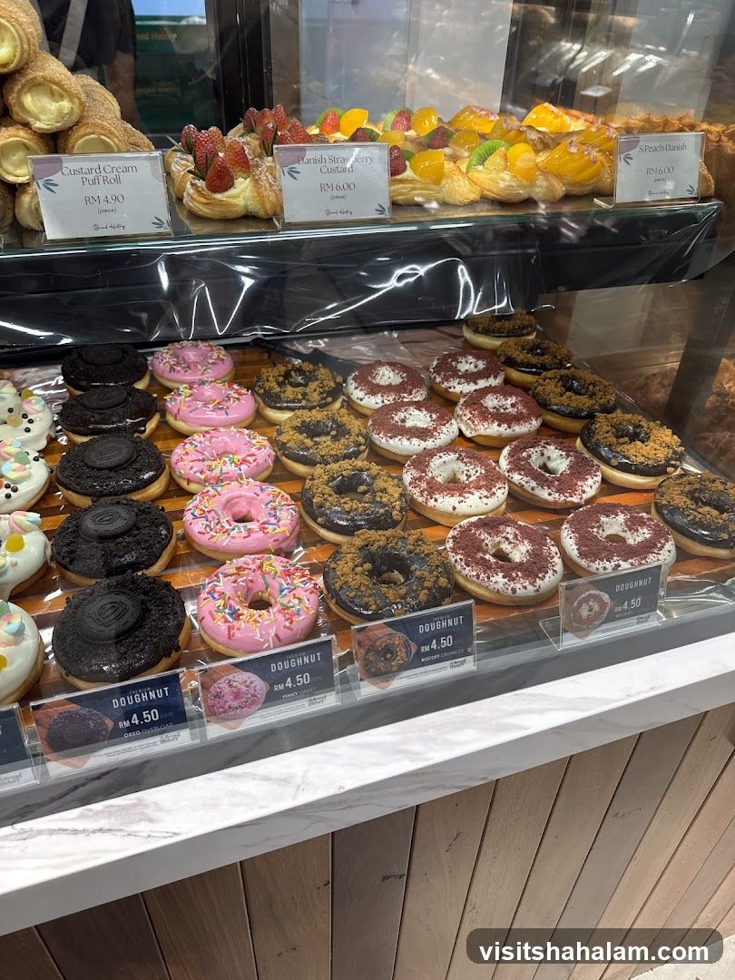 Assortment of Pastries and Doughnuts