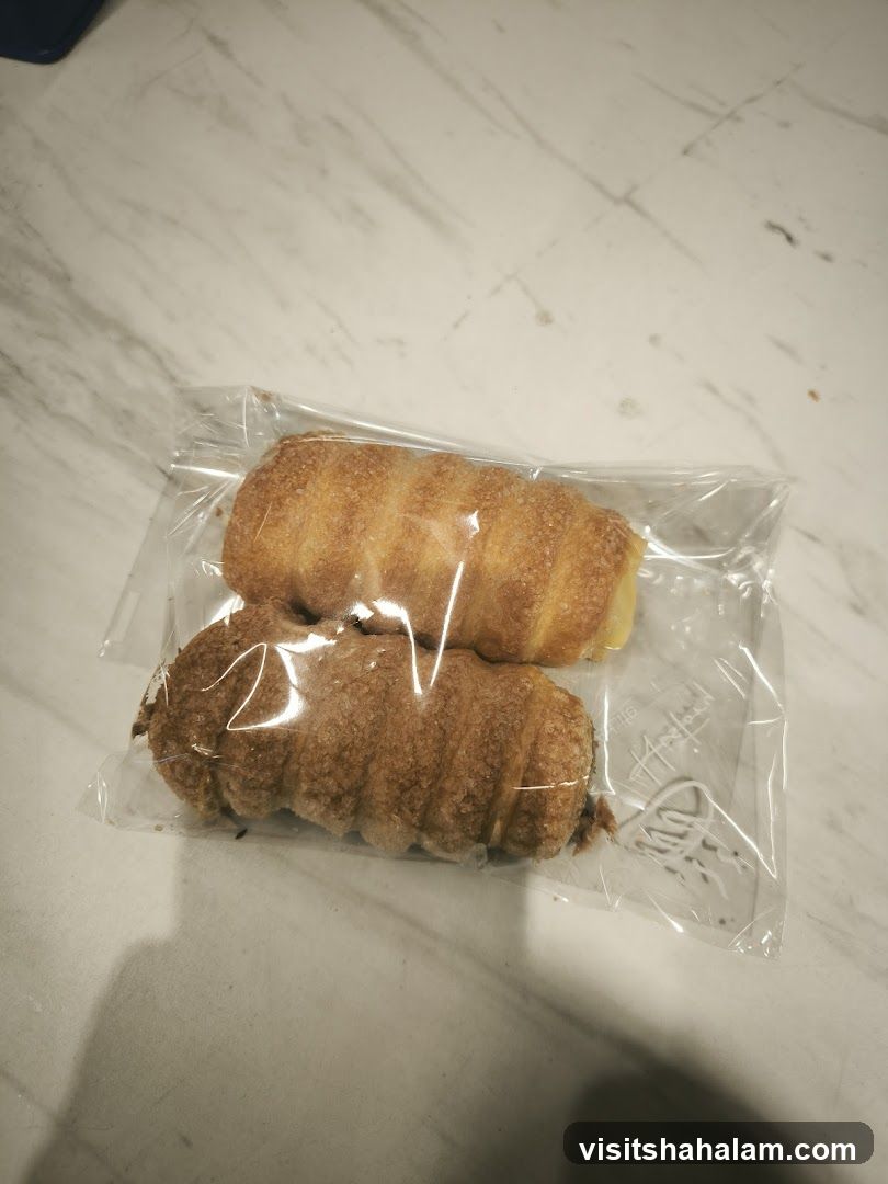 Two Cream Horns