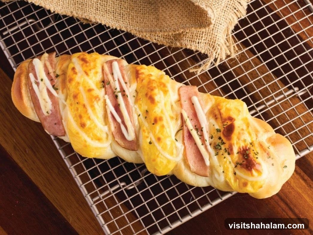 Savory Bread with Ham and Cheese