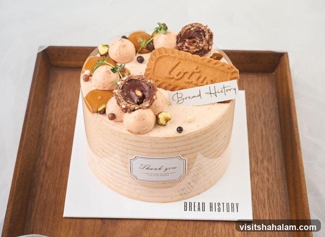 Cake with Ferrero Rocher and Lotus Biscoff