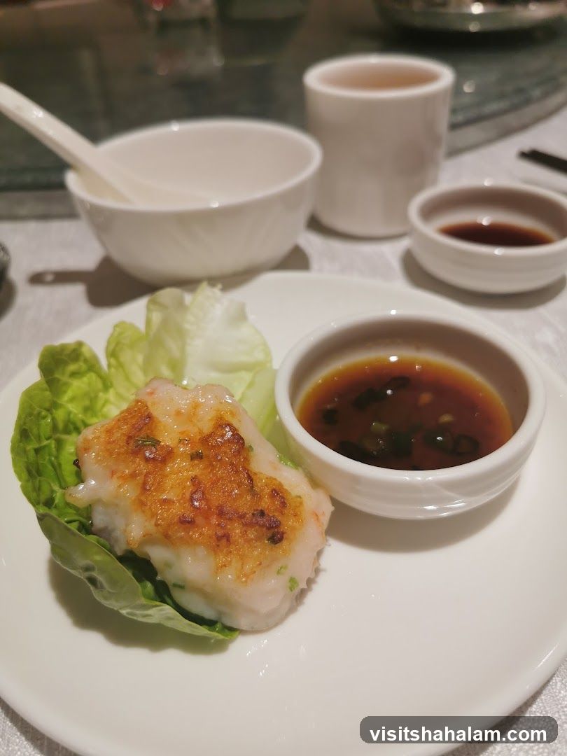 Shrimp Cake with Dipping Sauce