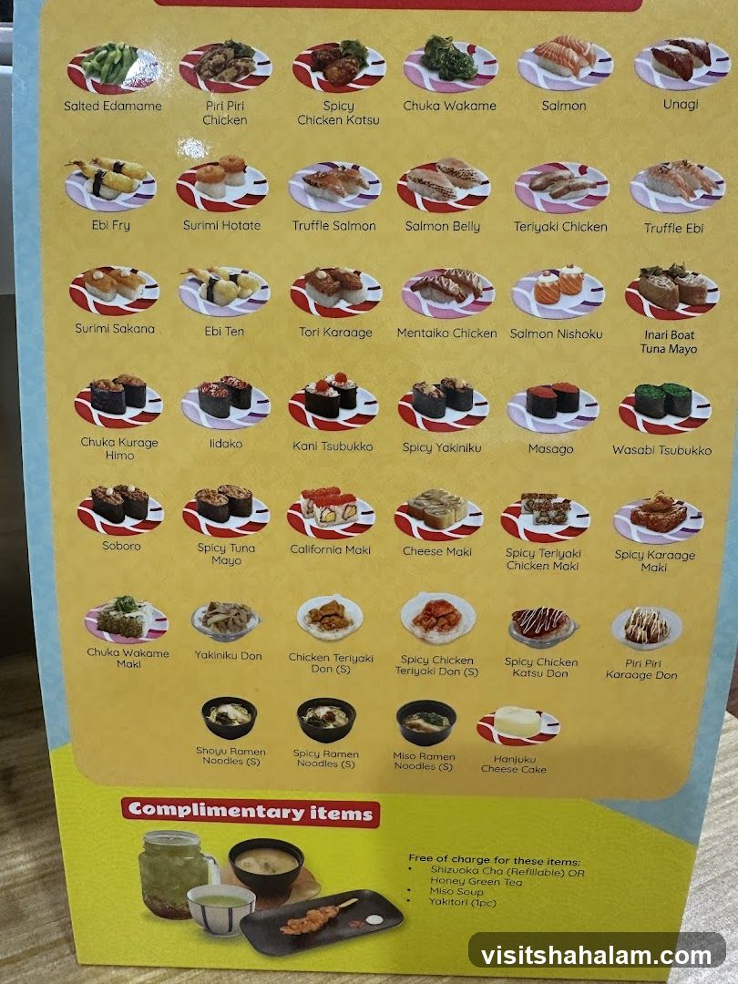 Japanese Food Menu