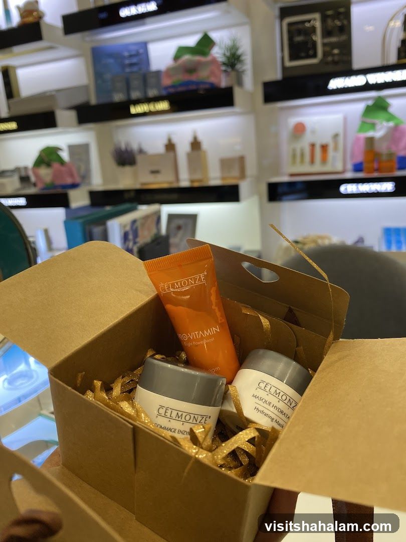 Gift Box with Skincare Products