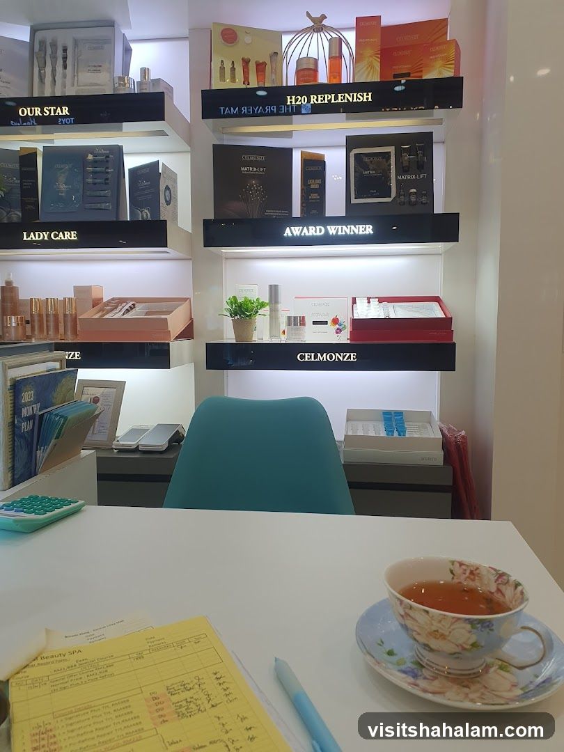 Beauty Spa Counter