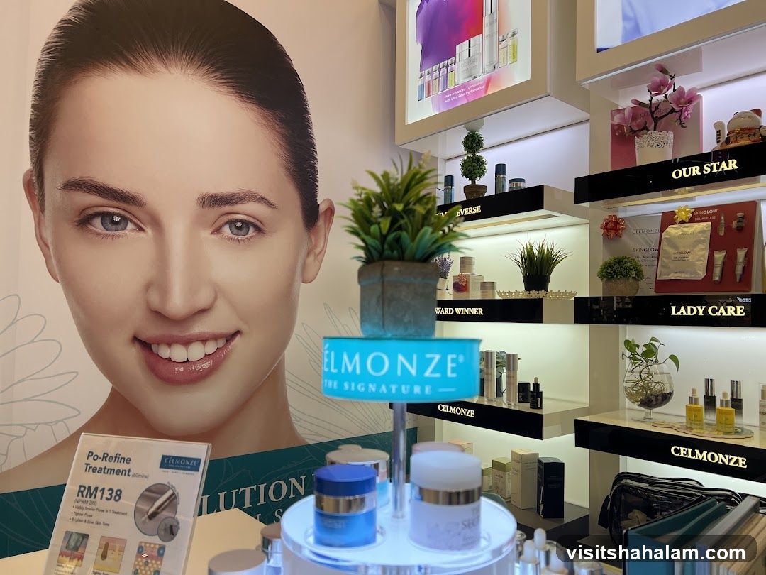 Skincare Products Display