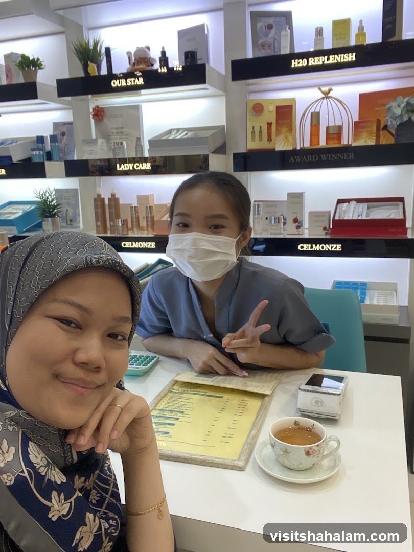 Two Women in a Beauty Store