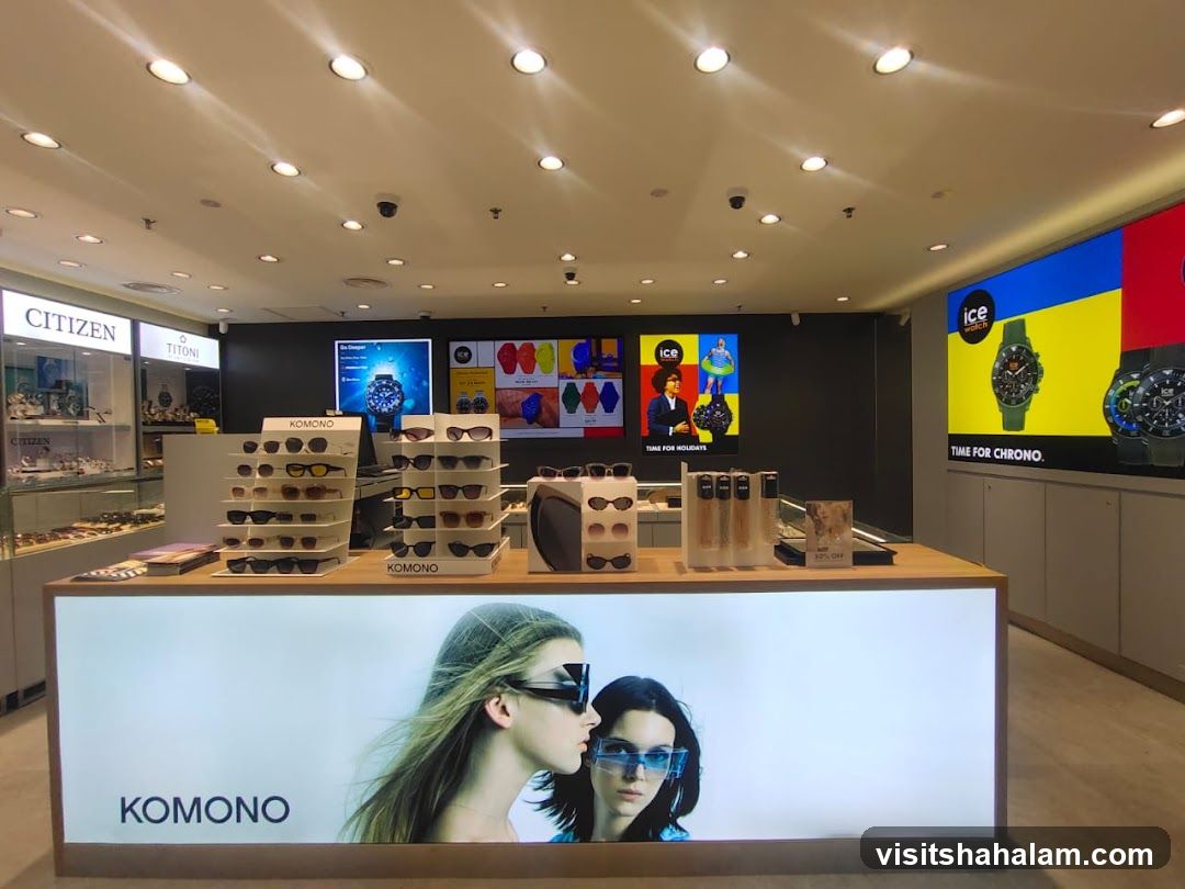 Eyewear and Watch Store Display