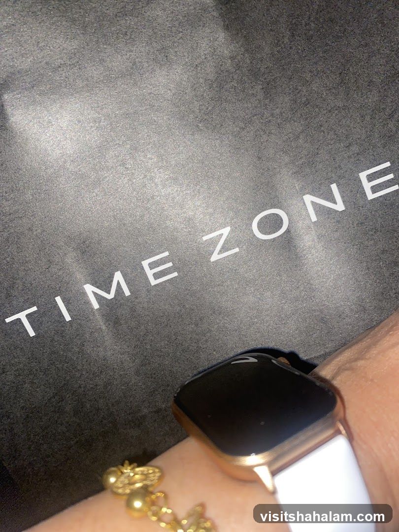 Time Zone Shopping Bag