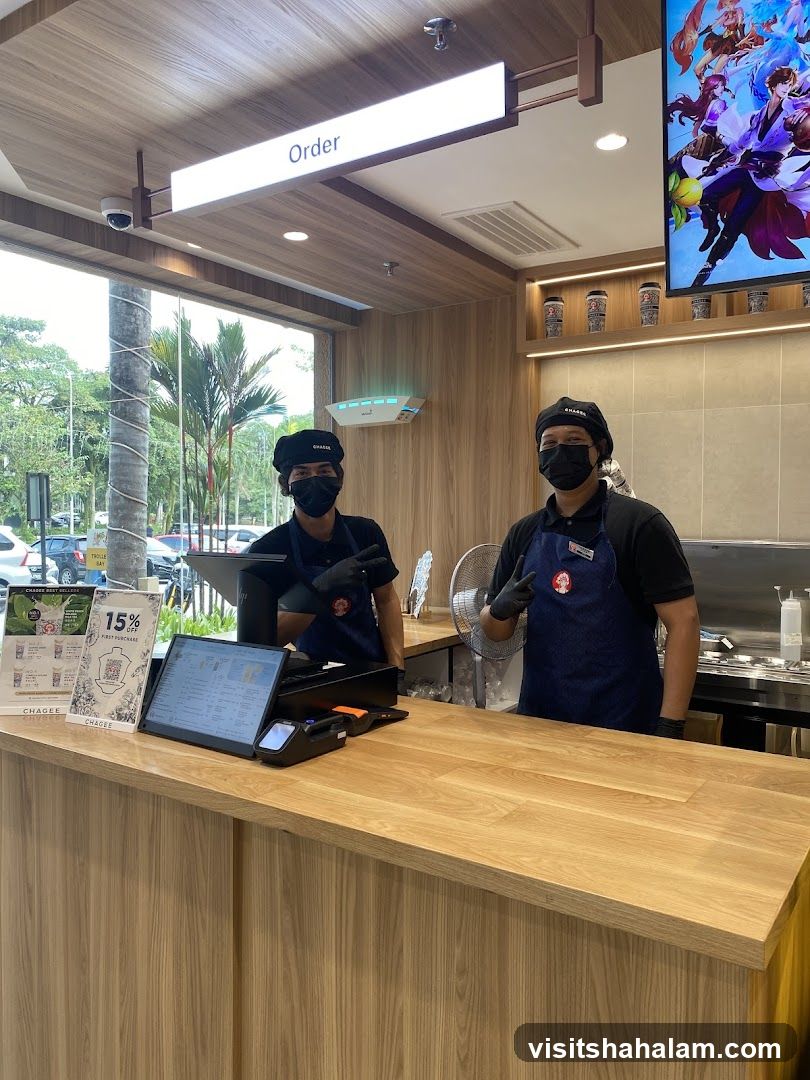 Staff at Counter
