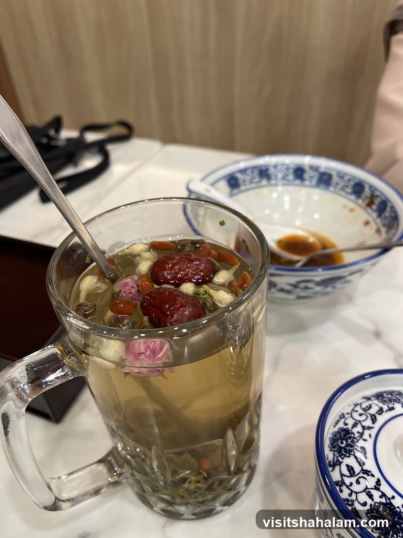 Herbal Tea with Dried Fruits and Flowers
