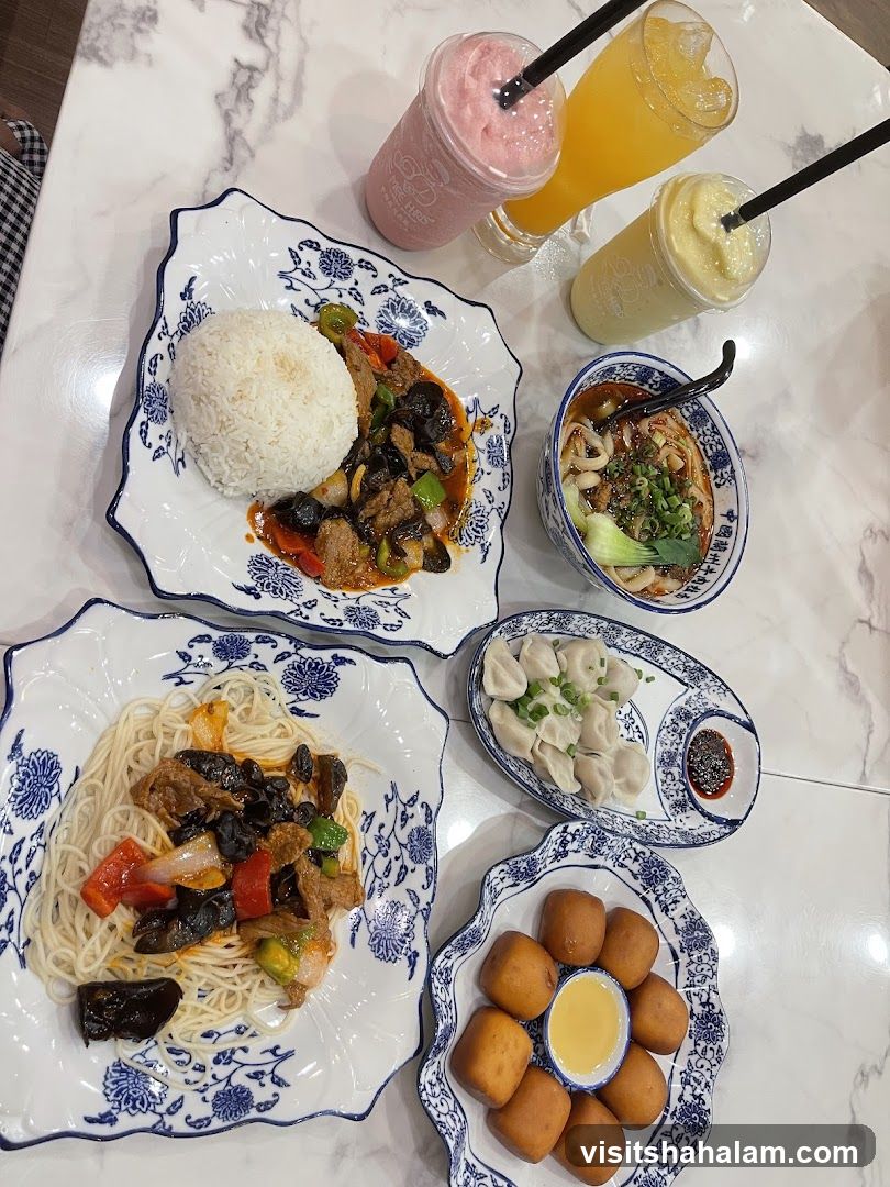 Asian Food Spread