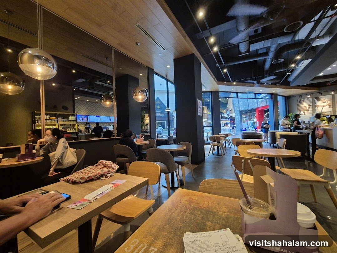 Interior of a coffee shop