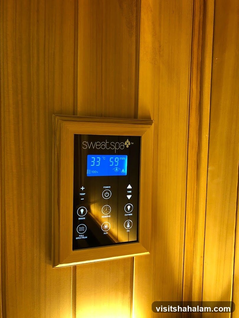 Sauna Control Panel