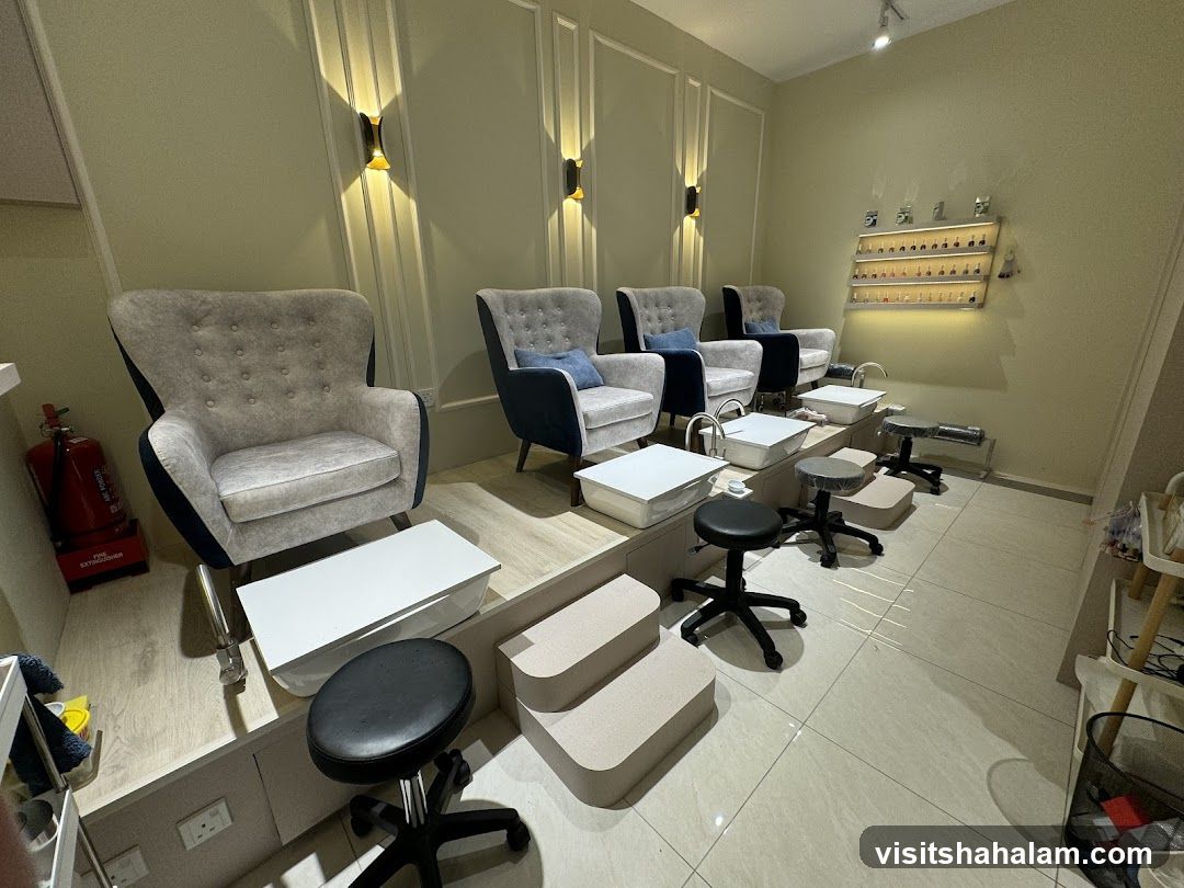 Nail Salon Pedicure Area