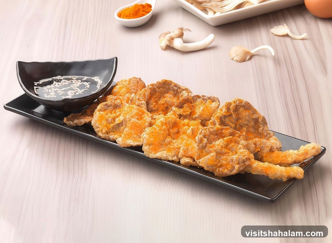 Fried Mushrooms with Dip