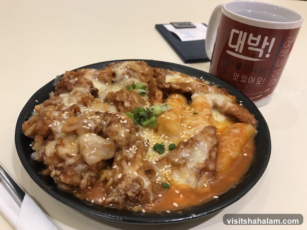 Korean Fried Chicken and Tteokbokki
