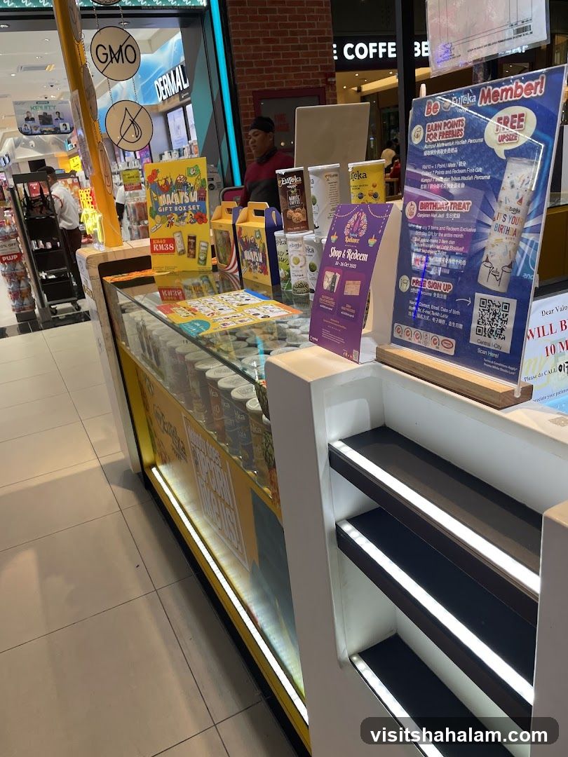 Retail Kiosk with Promotional Displays
