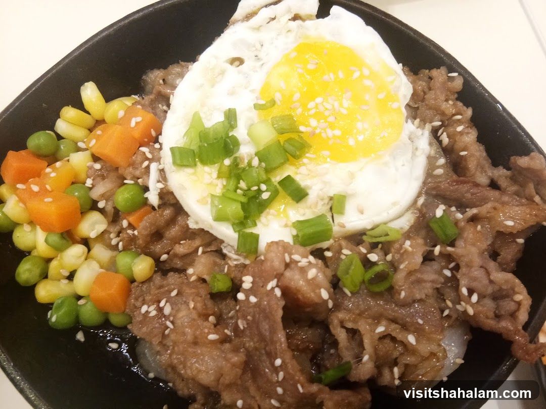Beef and Egg Rice Bowl
