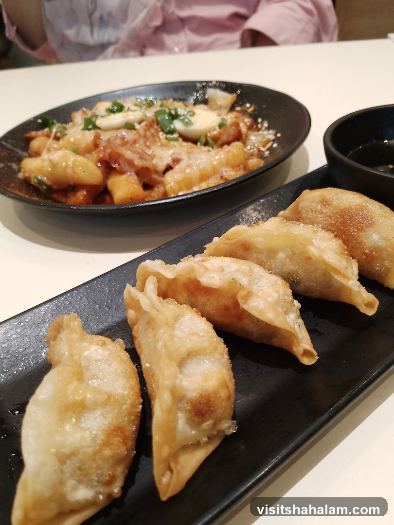 Fried Dumplings and Tteokbokki