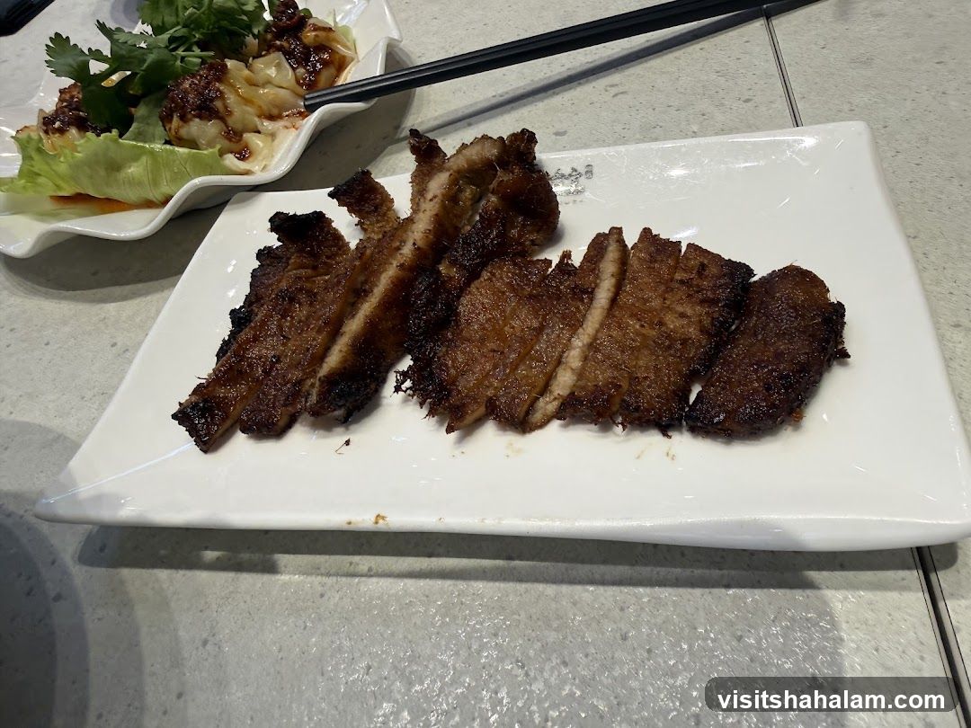Grilled Pork Slices