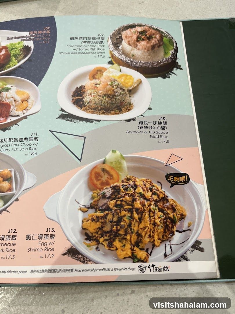 Menu Items