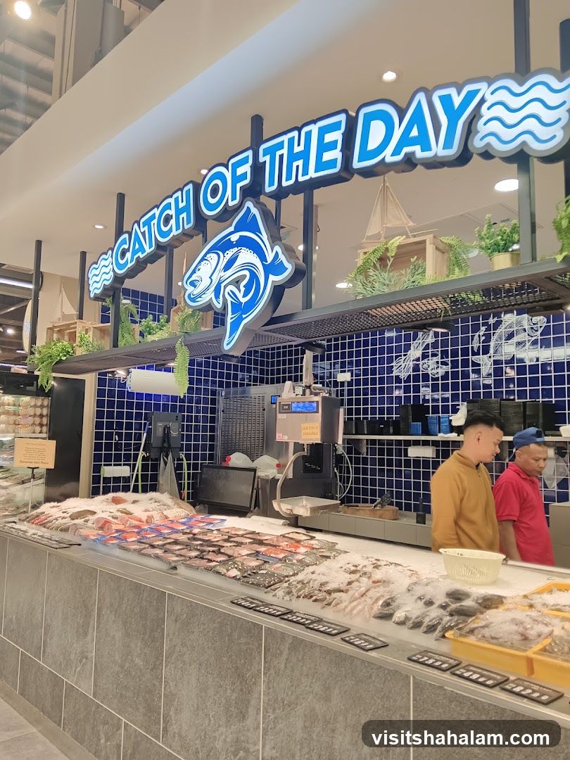 Fresh Seafood Display