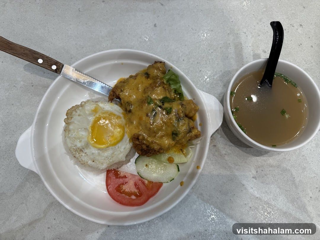Chicken with Rice and Egg