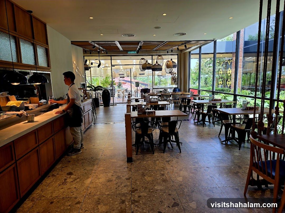 Restaurant Interior with Staff