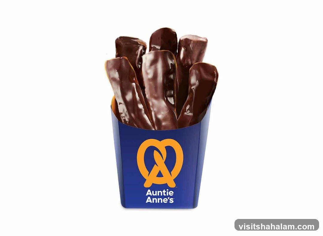 Chocolate Covered Pretzel Sticks