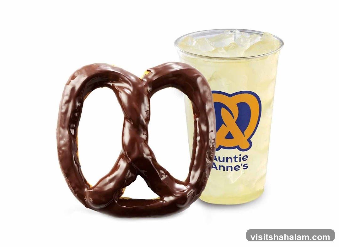 Chocolate Covered Pretzel and Lemonade
