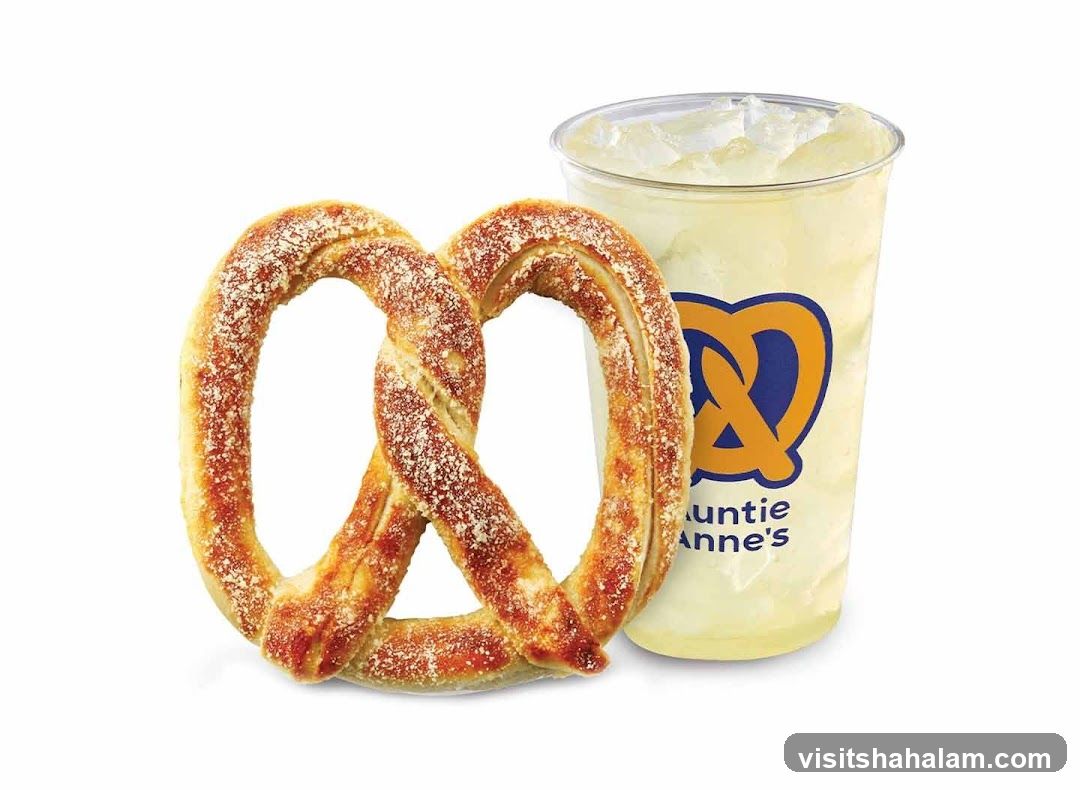 Pretzel and Drink