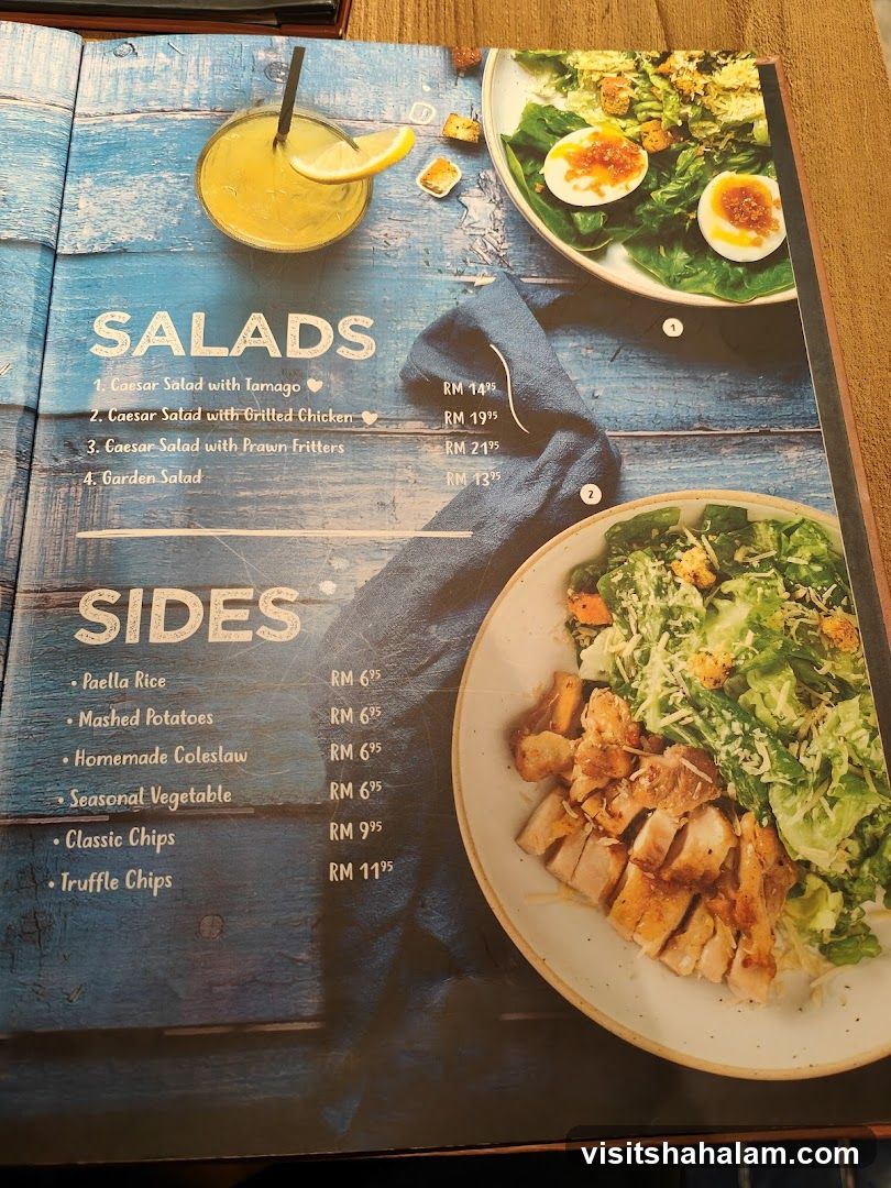 Salads and Sides Menu