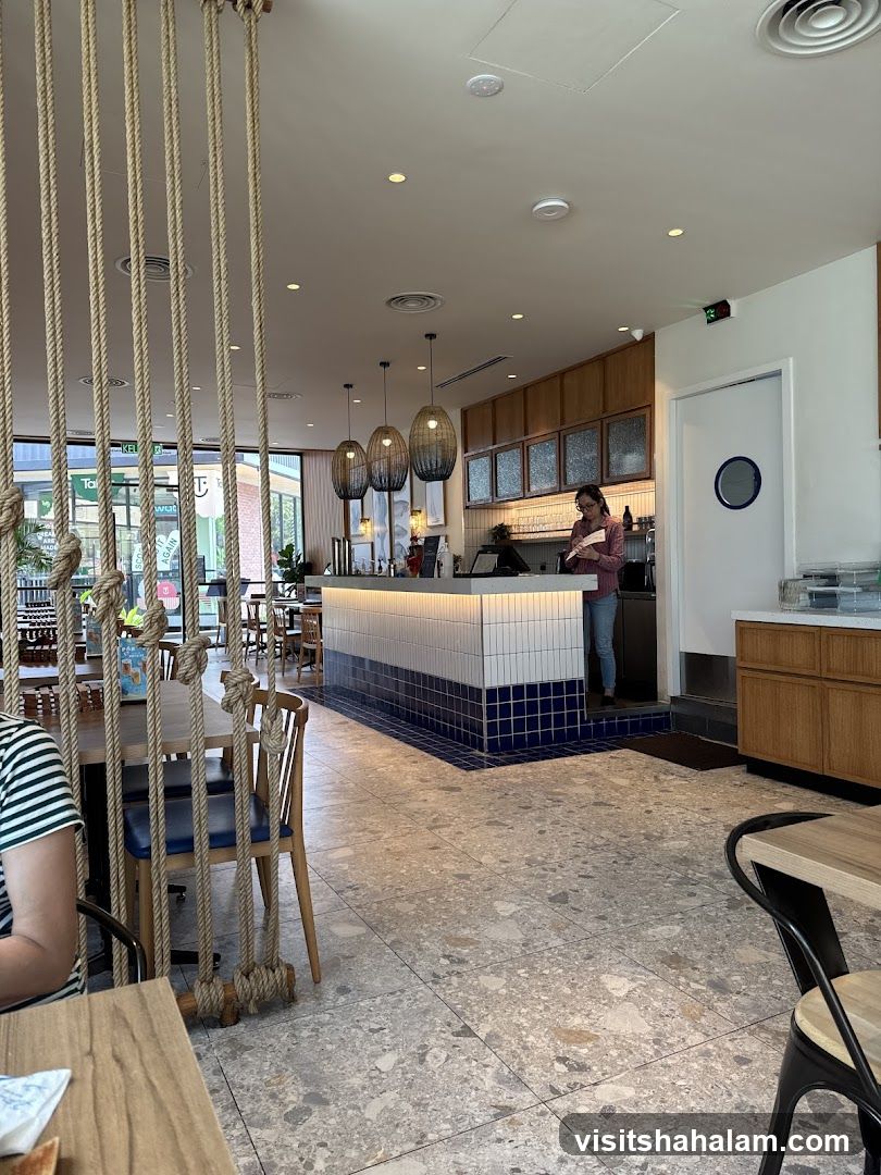 Restaurant Interior with Counter