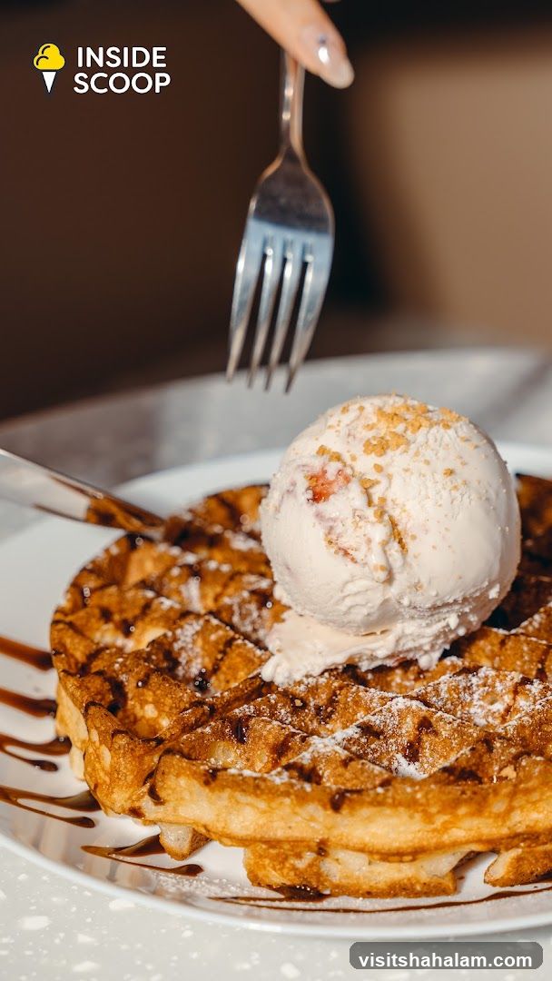 Waffle with Ice Cream