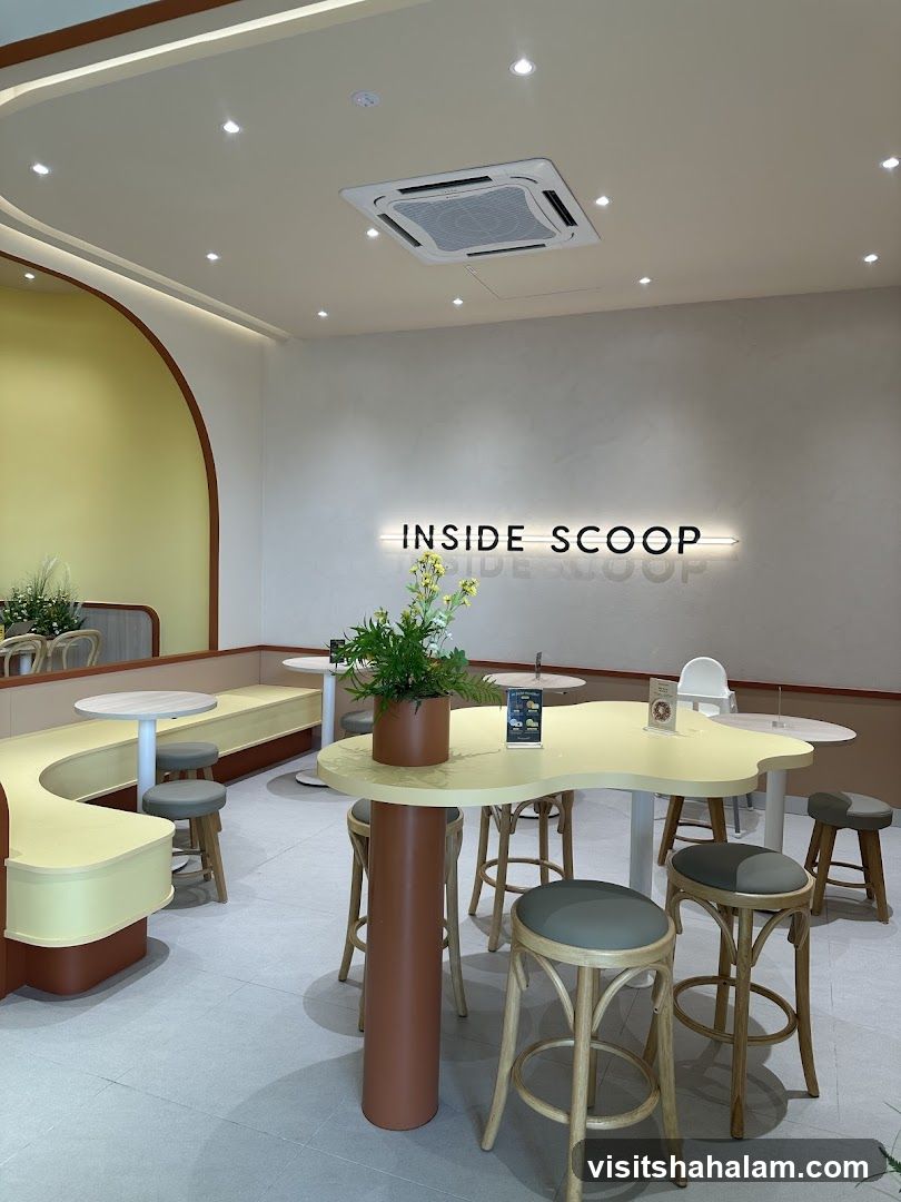 Inside Scoop Cafe Interior