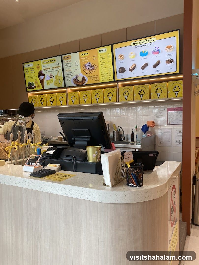 Ice Cream Shop Counter