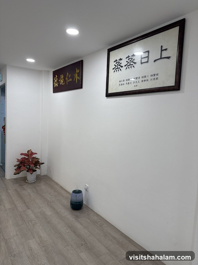 Hallway with Artwork