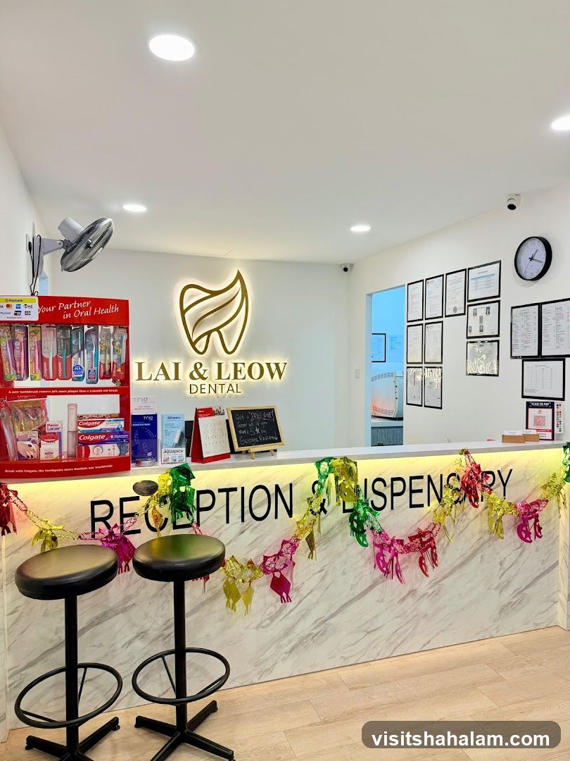 Dental Clinic Reception Area