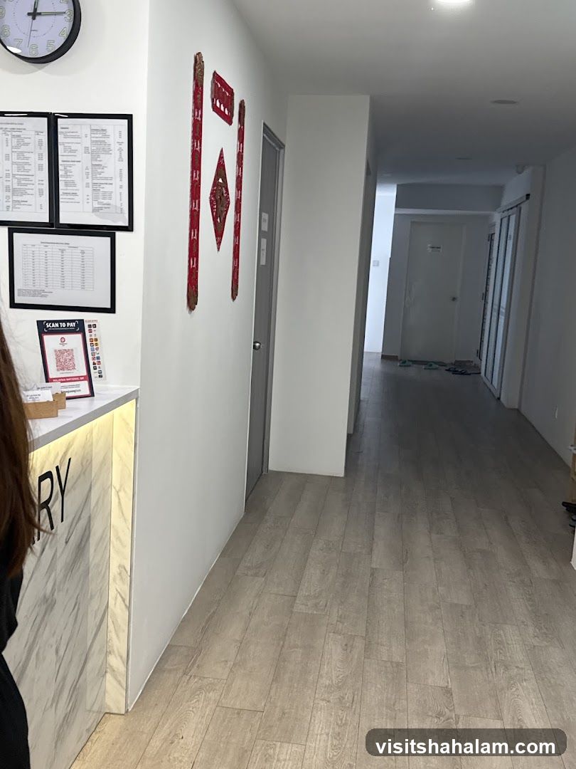 Reception Area with Hallway