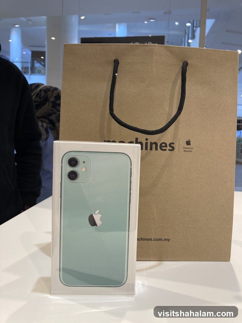 iPhone 11 Box and Shopping Bag