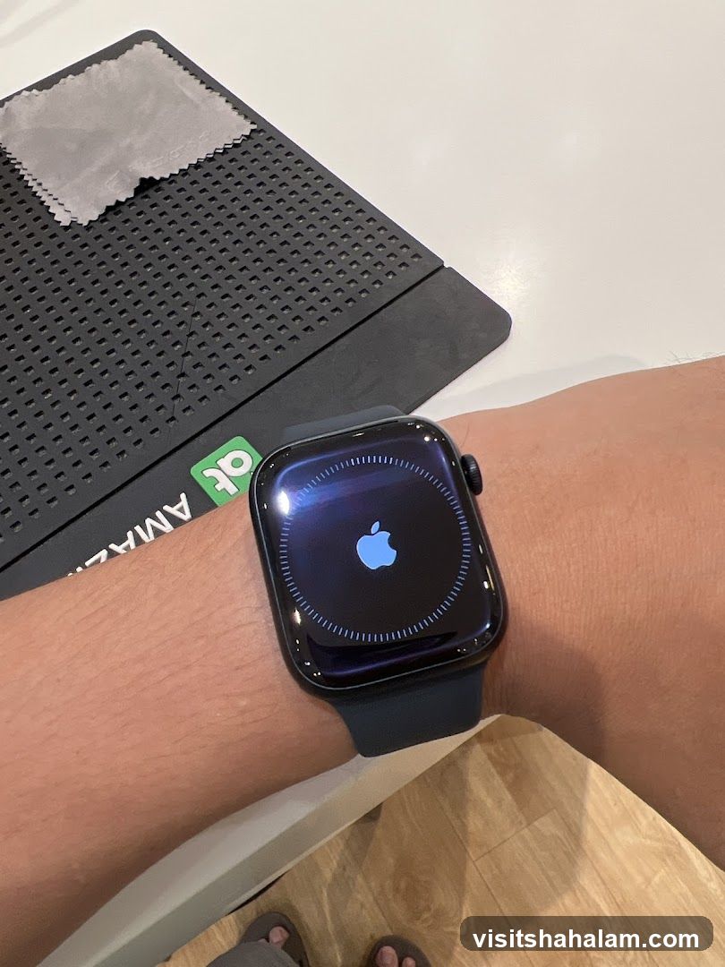 Apple Watch on wrist