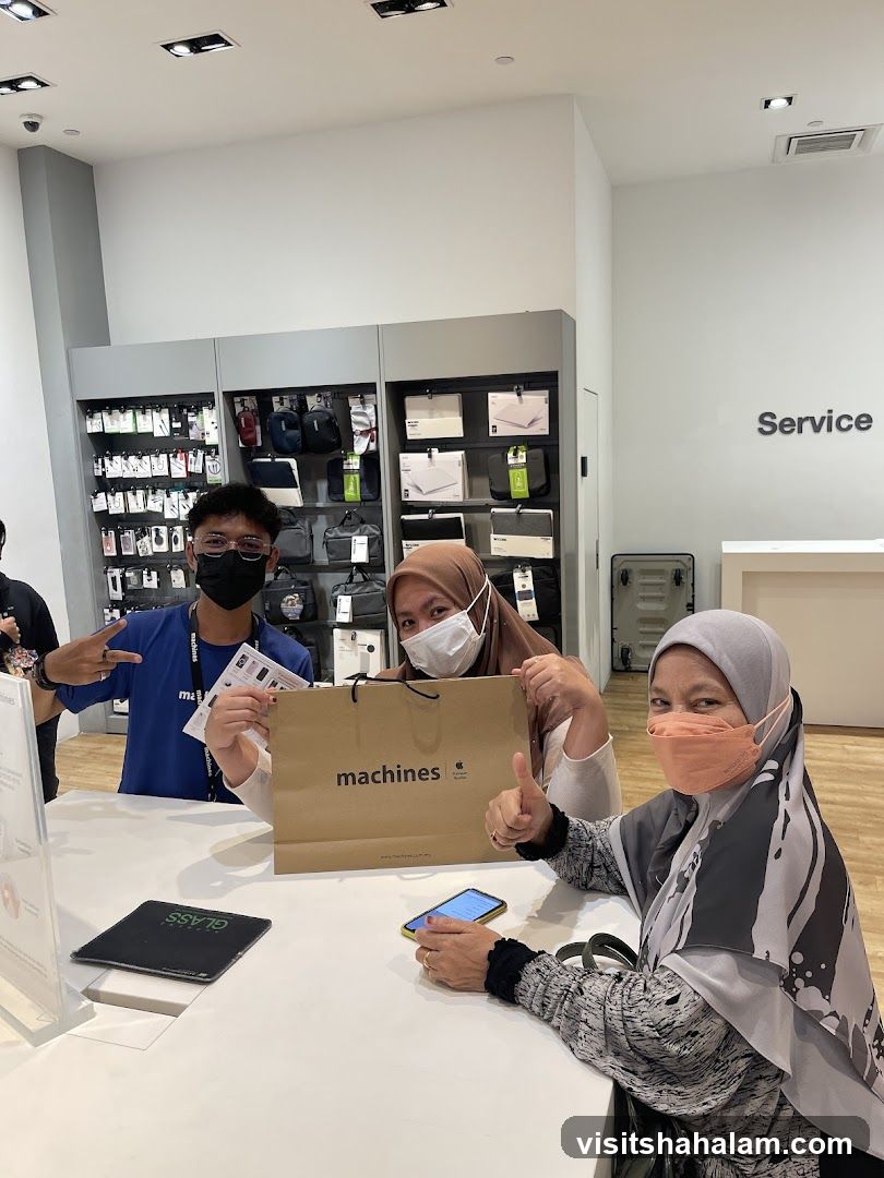 Customers with Shopping Bag