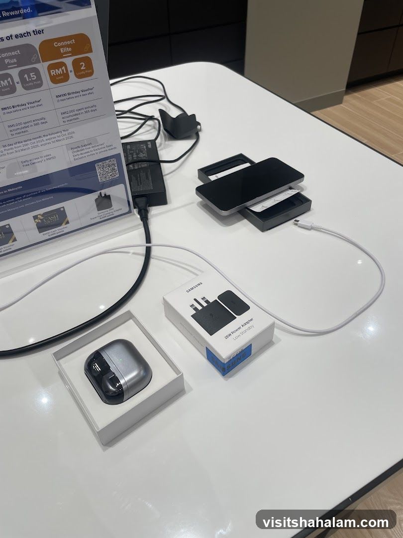 Samsung accessories display